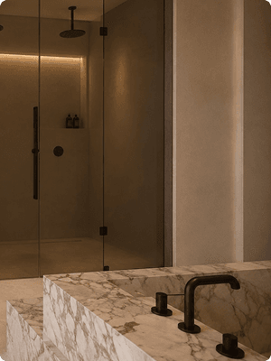 Premium bathroom finishes